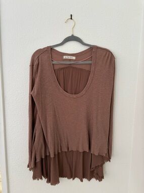 Free People Flowy Long Sleeve Top